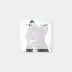 Portrait of a Happy French Bulldog Post-it Notes