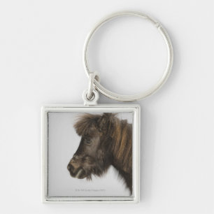 portrait of a horse key ring