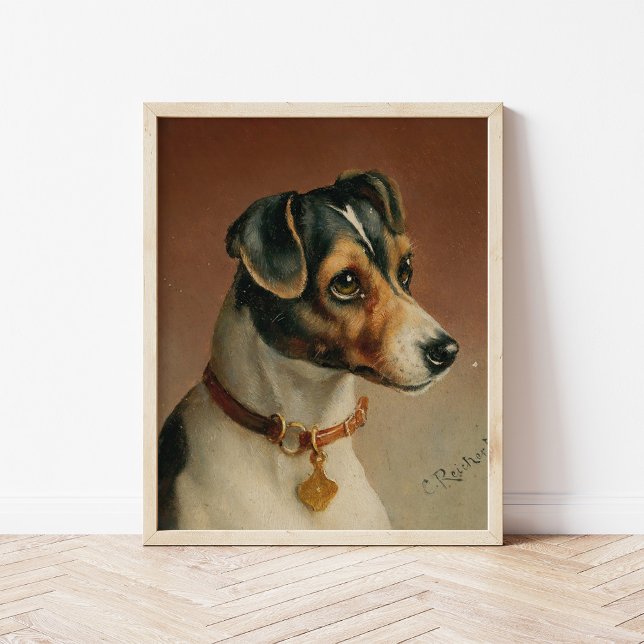 Portrait of a Jack Russel Terrier | Carl Reichert Poster (Creator Uploaded)