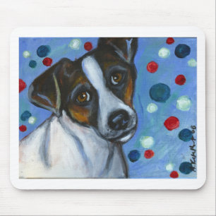 Portrait of a Jack Russell Mouse Mat