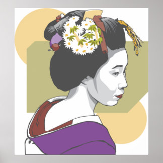 Portrait of a Japanese Woman Poster