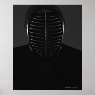 Portrait of a Kendo Fencer 5 Poster