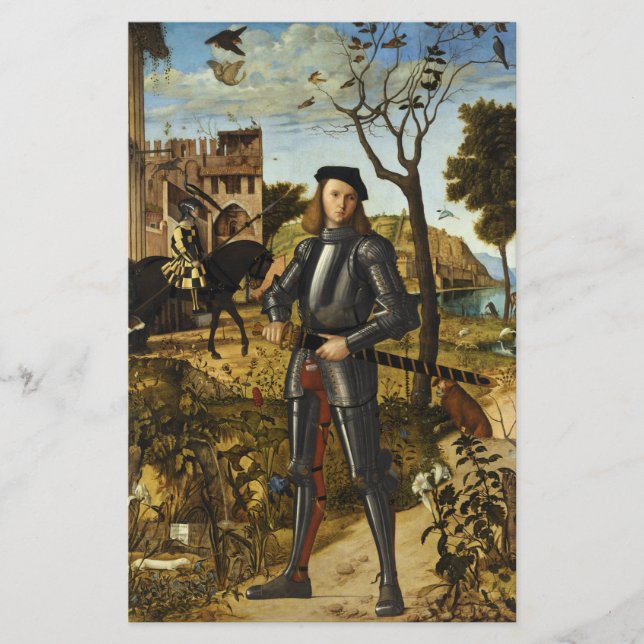Portrait of a Knight by Vittore Carpaccio (Front)