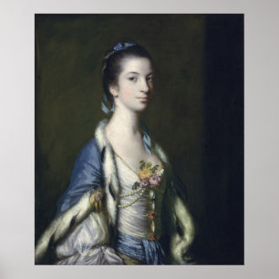 Portrait of a Lady, 1758 Poster
