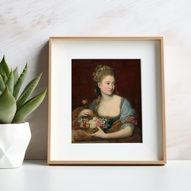 Portrait of a Lady as Flora | Pompeo Batoni Poster (Creator Uploaded)