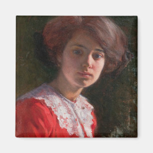 Portrait of a Lady (by Elin Danielson-Gambogi) Magnet