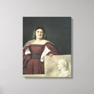 Portrait of a Lady , c.1510-12 Canvas Print