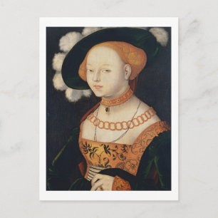 Portrait of a Lady, c.1530 Postcard