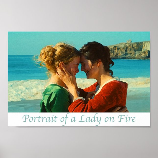 Portrait of a Lady on Fire  Painted Poster (Front)