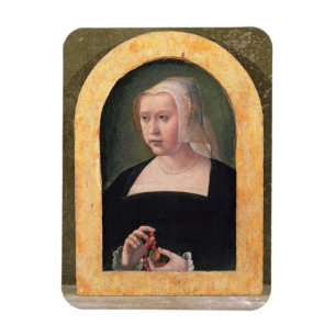 Portrait of a lady (panel) magnet