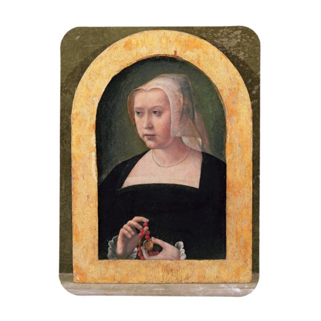 Portrait of a lady (panel) magnet (Vertical)