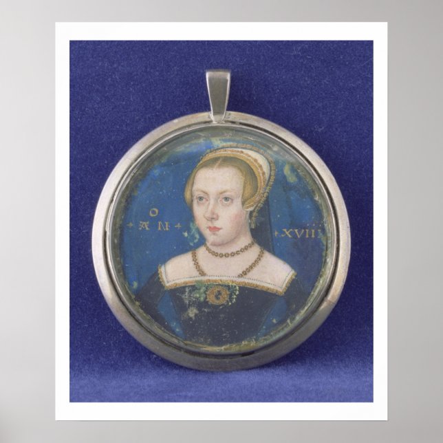 Portrait of a Lady, possibly Lady Jane Grey, c.154 Poster (Front)