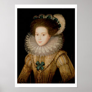 Portrait of a Lady, possibly Mary Queen of Scots ( Poster