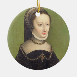 Portrait of a lady, said to be Jeanne d'Albret, mo Ceramic Tree Decoration