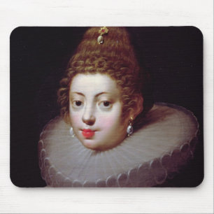 Portrait of a Lady, said to be Marguerite de Valoi Mouse Mat