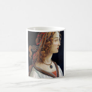 Portrait of a Lady, Sandro Botticelli Coffee Mug