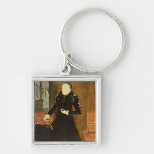 Portrait of a Lady, thought to be Katherine, Duche Key Ring