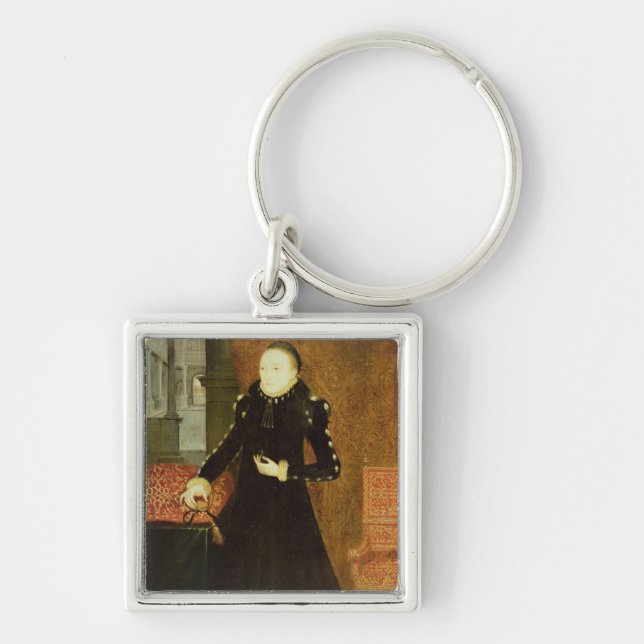 Portrait of a Lady, thought to be Katherine, Duche Key Ring (Front)