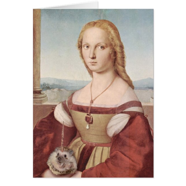 Portrait of a Lady with a Hedgiecorn (Front)