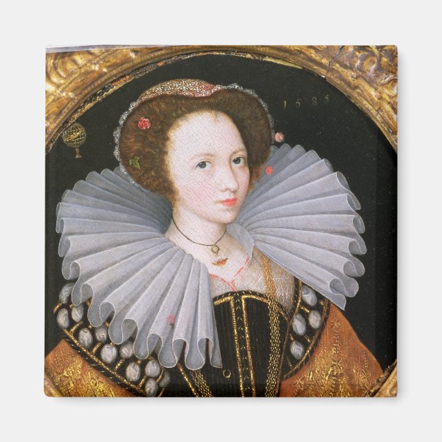 Portrait of a Lady with a Large Ruff Magnet (Front)