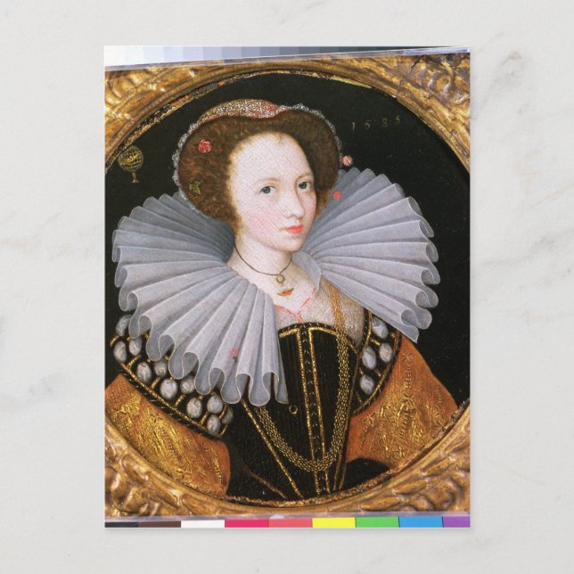 Portrait of a Lady with a Large Ruff Postcard (Front)