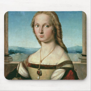 Portrait of a Lady with a Unicorn, c.1505-6 Mouse Mat