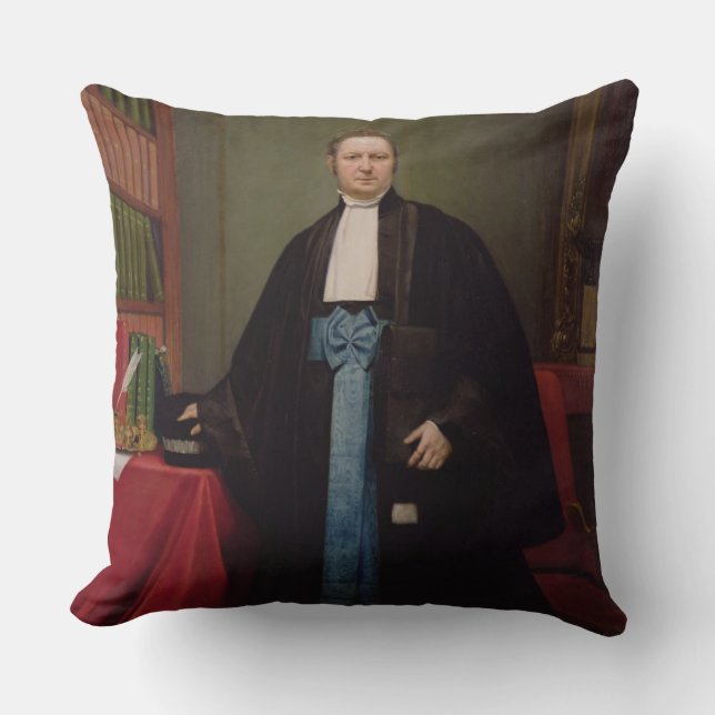 Portrait of a Lawyer in his Library, 1852 (oil on Cushion (Front)