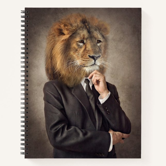 Portrait of A Lion Notebook (Front)