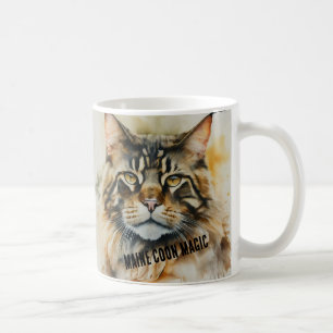 Portrait of a Maine Coon Cat Mug
