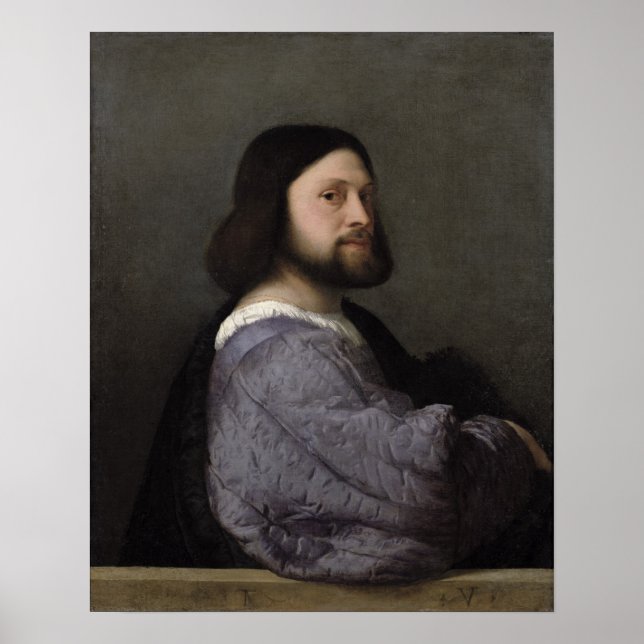 Portrait of a Man, c.1512 Poster (Front)