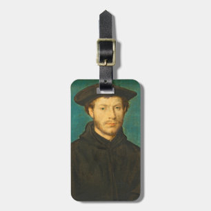 Portrait of a Man, c. 1536- 40 (oil on walnut) Luggage Tag