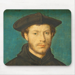 Portrait of a Man, c. 1536- 40 (oil on walnut) Mouse Mat