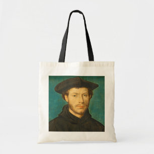 Portrait of a Man, c. 1536- 40 (oil on walnut) Tote Bag