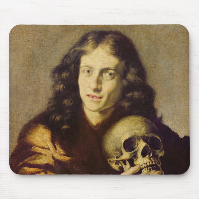 Portrait of a Man Mouse Mat (Front)