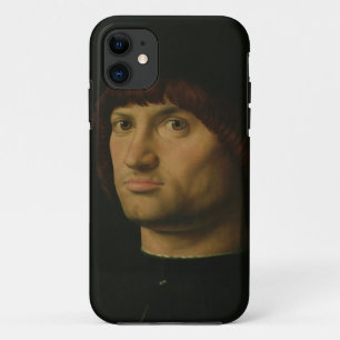 Portrait of a Man, or The Condottiere, 1475 (oil o iPhone 11 Case