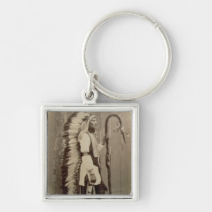 Portrait of a Native American from 'Buffalo Bill's Key Ring