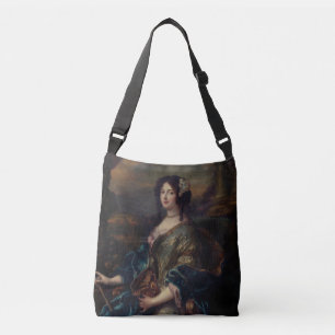Portrait Of A Noble Lady by Pierre Mignard Crossbody Bag