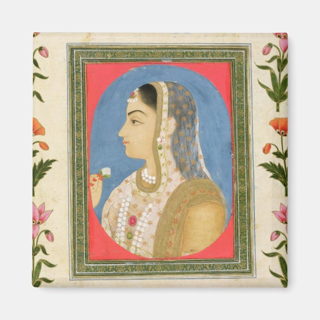 Portrait of a noble lady, from the Small Clive Alb Magnet (Front)