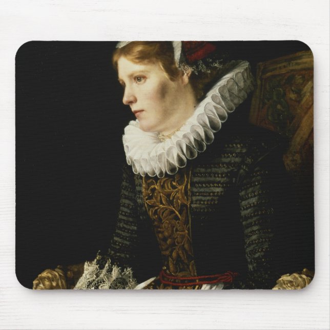 Portrait of a Noble Woman Mouse Mat (Front)