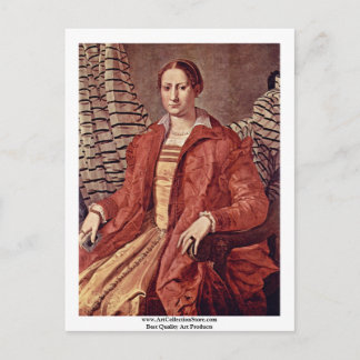 Portrait Of A Noblewoman By Bronzino Angelo Postcard