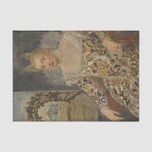 Portrait of a Noblewoman by Francesco Montemezzano Tissue Paper