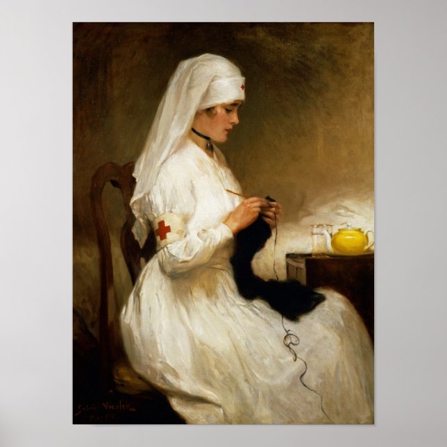 Portrait of a Nurse from the Red Cross Poster (Front)