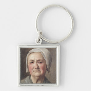Portrait of a Peasant Key Ring