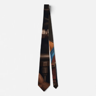 Portrait of a Plumber Tie