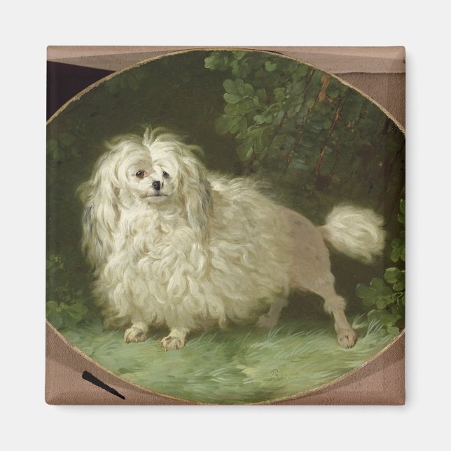 Portrait of a Poodle Magnet (Front)