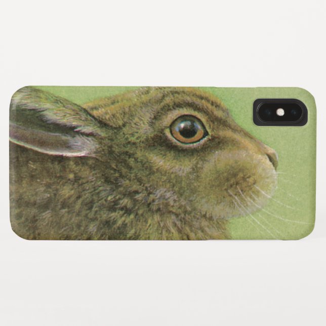 Portrait of a rabbit fine art painting Case-Mate iPhone case (Back (Horizontal))