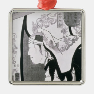 Portrait of a Ronin, from 'Seichin Gushi Shozo' Metal Tree Decoration