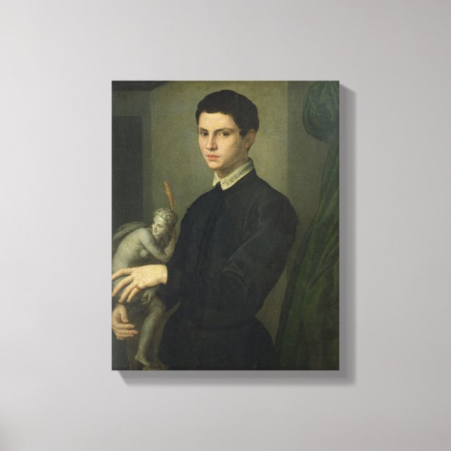 Portrait of a Sculptor Canvas Print (Front)
