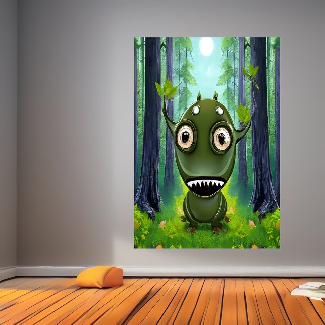 Portrait of a small fantasy beast | AI Art Poster (Creator Uploaded)