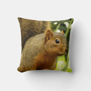 Portrait of a Squirrel Nature Animal Photography Cushion